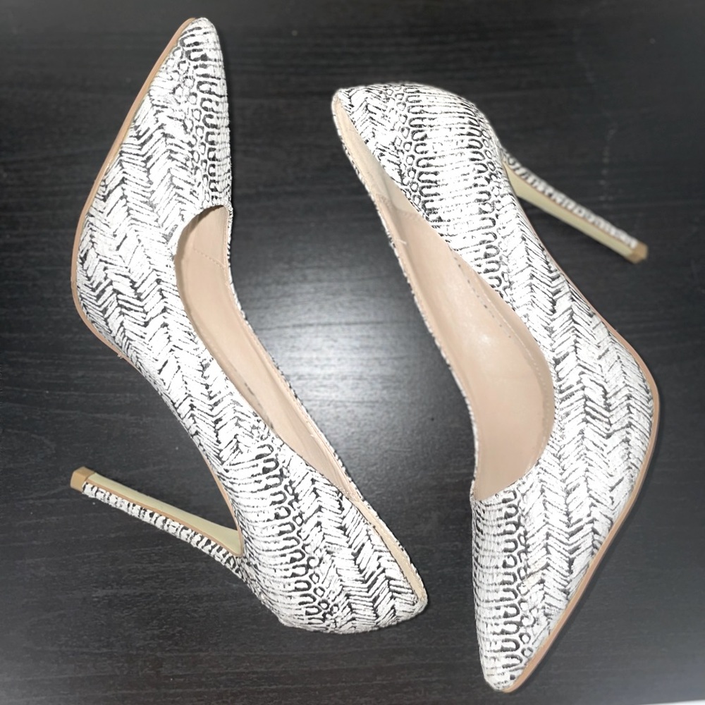 Black And White Heels